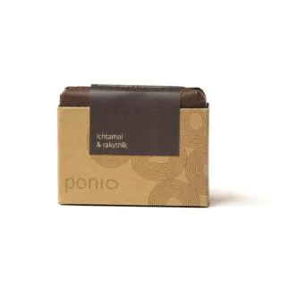 ponio ichtamolovo mýdlo s rakytníkem ichtamolem pro promlematickou pokozku ekzem psoriaza