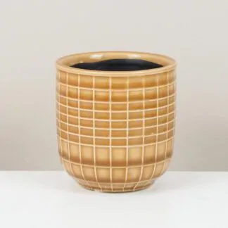 Pokojové rostliny, řasokoule a příslušenství zlty keramický crepnik květináč