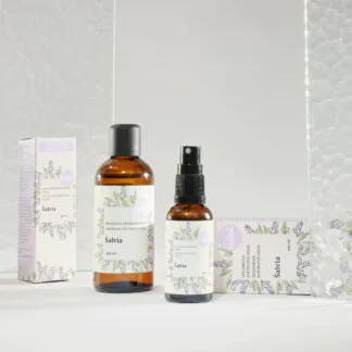 kvitek květinová bylinková voda salvia organicka hydrolat