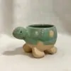 Květináč zvířátko želva tyrkysová 6 cm Květináč zvířátko želva