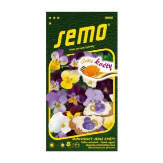 semo seminka miniviolky jedle kvety ze semen